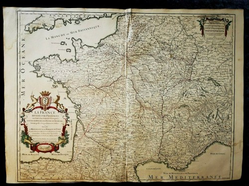 Carte ancienne géographique - carte,