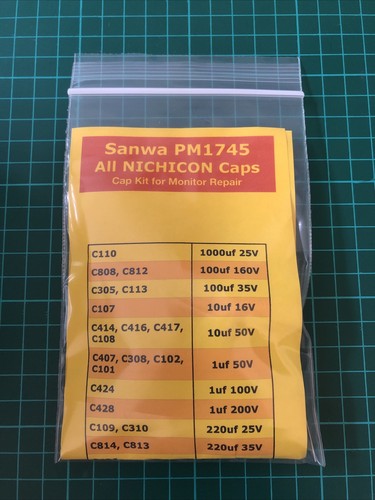 Cap kit révision - cap, Écran