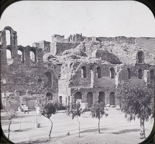 Odeion herodes atticus - of,