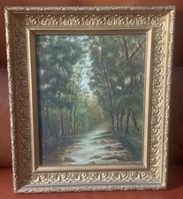 Barbizon tableau huile/bois