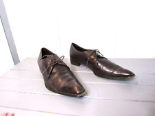 Chaussures à lacets cuir marron P 38 Heschung