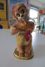 Jouet japonais ancien battery-operated toy années 50 " singe cireur "