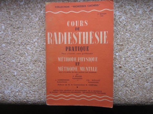 Livre cours radiesthésie - livre, radiesthésie 