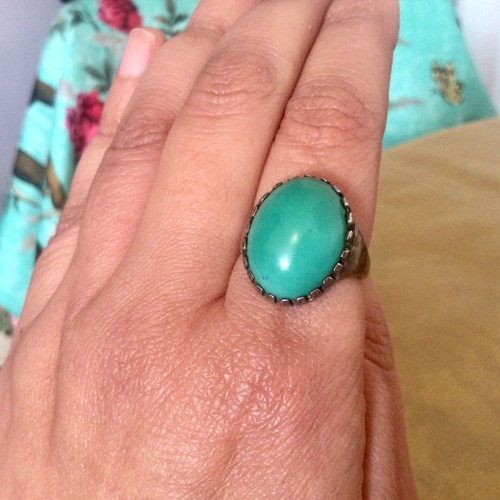 Ancienne grosse bague - grosse, argent