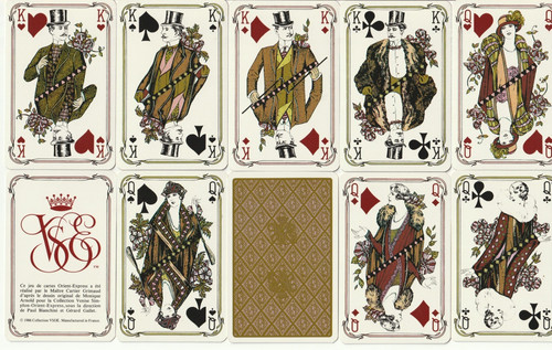 Cartes jouer anciennes jeux - cartes, a
