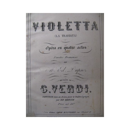 Verdi giuseppe violetta - verdi,