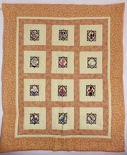 Tenture murale, tableaux, nappe, tapis, patchwork