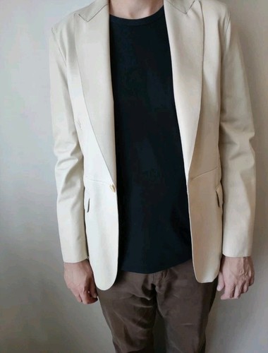Veste cuir crème kenzo - cuir,