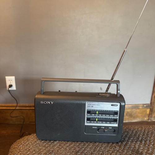 Sony icf portable fm - sony,