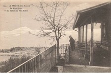 74 LE SALEVE #FG60120 LE MONT BLANC VU DU BUFFET DES XIII ARBRES