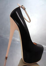 1969 Pumps 17 cm 39 40 Nude
