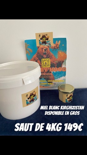 Miel blanc sainfoin du - miel, de