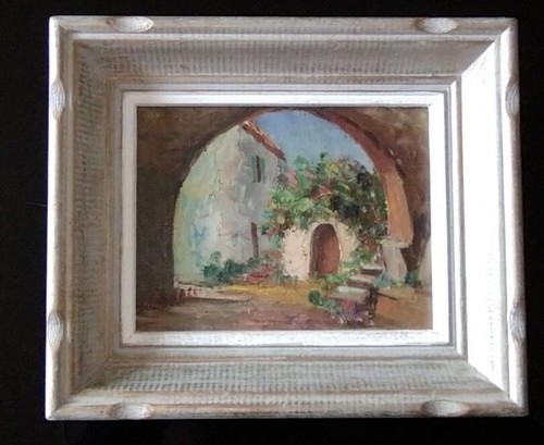 Tableau peinture sur bois - tableau,