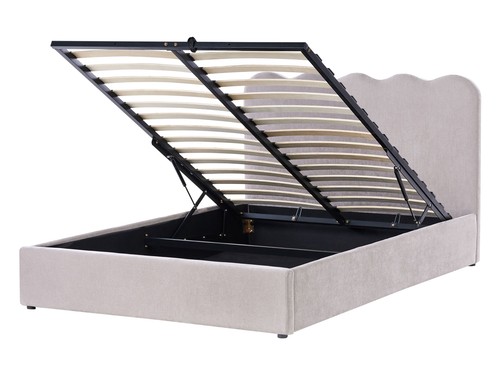 Lit avec rangement - en, tissu