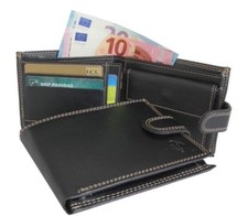 Portefeuille HOMME Porte-monnaie Porte-cartes Couleurs au choix L-N