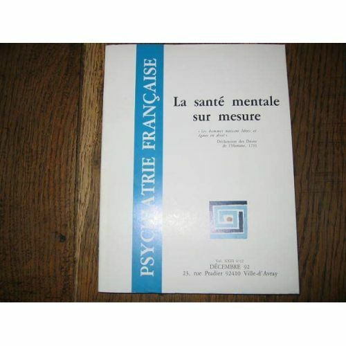 Sante mentale sur mesure - la,