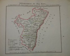 BELLE CARTE  BAS RHIN ALSACE