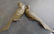 LIMOUSIN COUPLE DE PIGEONS REGULE ART DECO
