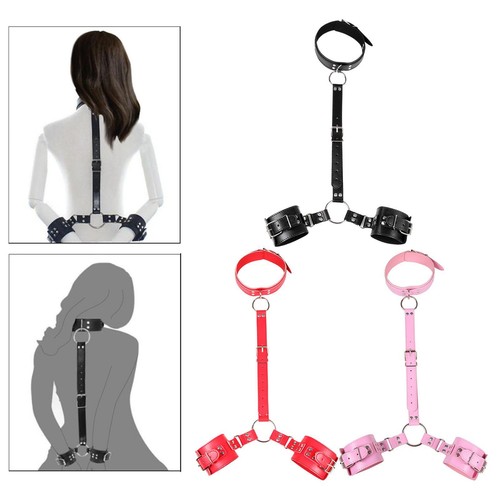 Harnais bondage cou poignet - harnais,