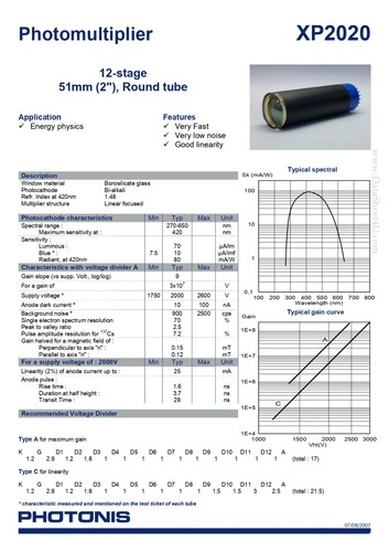 Pmt photomultiplier - pmt,