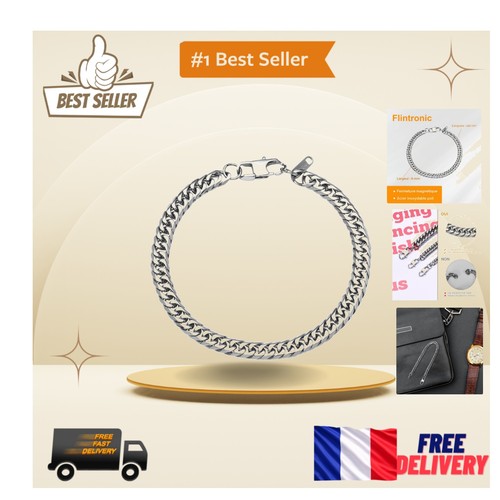 Bracelet chaine gourmette fait - bracelet,