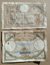 Lot billets Banque de France
