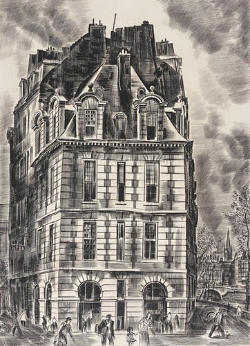 Paris maison place pont - maison, du