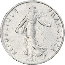 [#369437] Monnaie, France, Semeuse, 1/2 Franc, 1991, Paris, TTB, Nickel, Gadoury