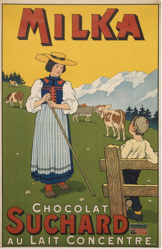 Affiche poster milka chocolat - affiche,
