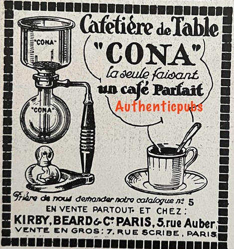 Publicite cona cafetiere - cona,