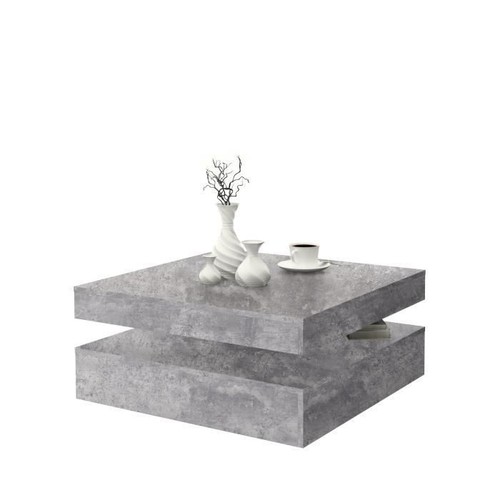 Table basse carrée - , pivotante