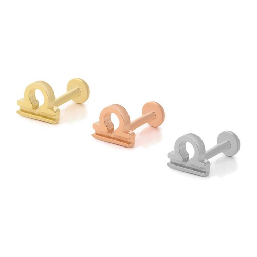 Stud piercing tragus - de,