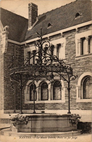 Cpa nantes musée - nantes, dobrée