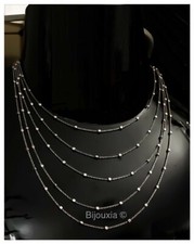 Collier Sautoir 5 Rangs En