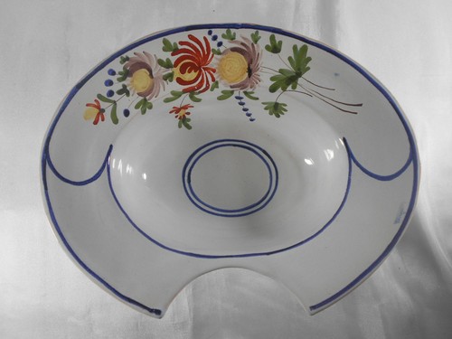 Plat barbe décor floral en - floral,