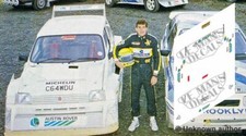 Autocollants MG Metro 6R4 1986 Test Rally Wales 1:32 1:43 1:24 1:18 fente Sen...