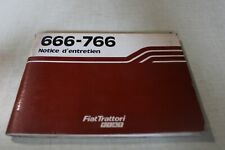 NOTICE D'ENTRETIEN TRACTEUR