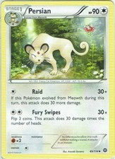 Pokemon Carte XY Chaudière à Vapeur Numéro 89/114 Persian Anglais