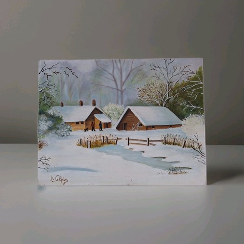 Peinture ancienne huile sur - peinture,