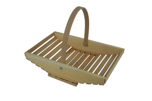 Panier bois jardin - l, osier