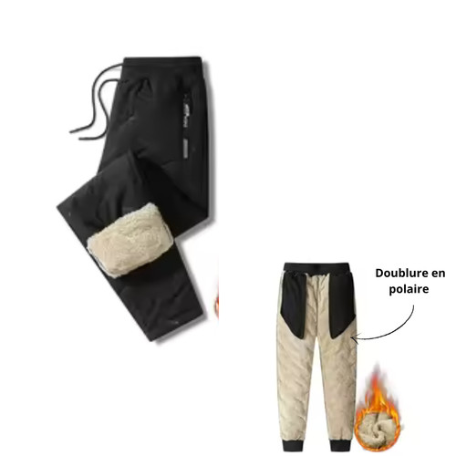 Pantalon course hiver homme - de,