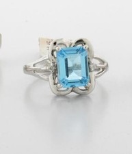 Neuf 14k or Blanc 3.00 Cts Et