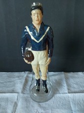 Bouteille Verre Émaillé FOOTBALLEUR VINTAGE 1960