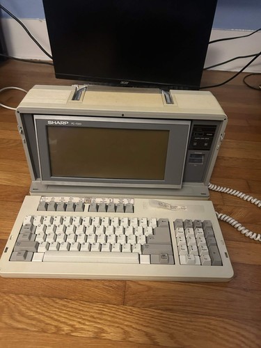 Sharp 7000 working fine - sharp, pc-7000