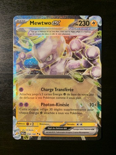 Carte pokémon mewtwo - carte,