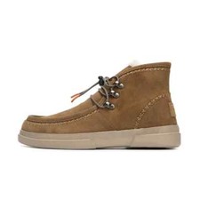 PITAS - Chaussure Femme En Daim Avec Fourrure Synthétique Ontario Camel