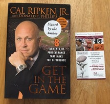 Cal Ripken Jr Signed Book "Get