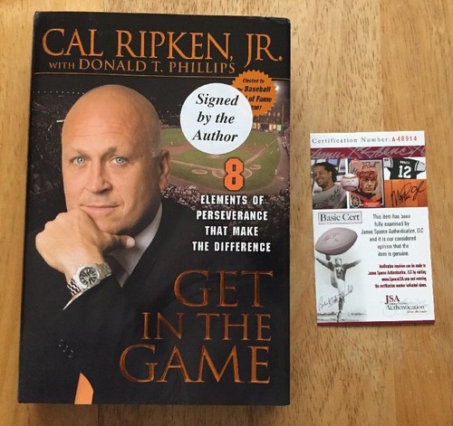 Cal ripken signed book - cal,