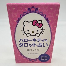 Carnet de cartes de tarot Sanrio Hello Kitty jouant des cartes de bonne avent...