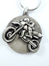 PORTE-CLES - Motocross Yamaha Husqvarna CLUB MOTOCYCLISTE de la POLICE Métal 2D